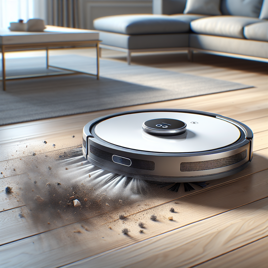 A user adjusting settings on a vacuum cleaner for optimal suction power and improved cleaning efficiency.